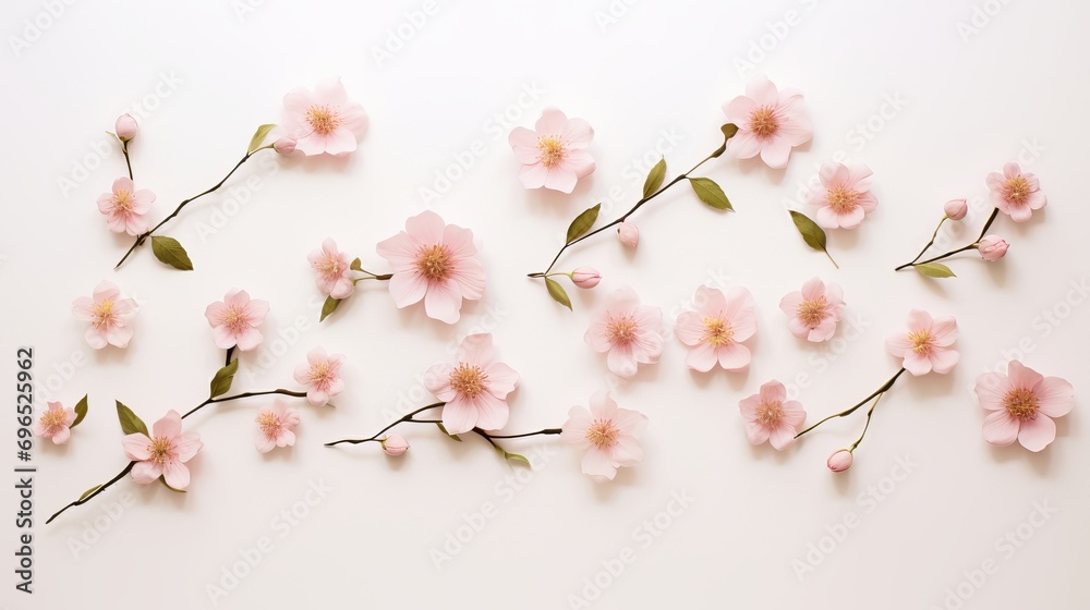 A simple flower arrangement on a flat surface. A simple flower arrangement on a flat surface.