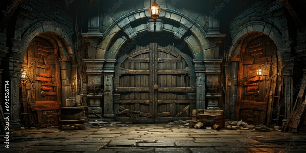 The image of a door holds the potential for journeys, new beginnings, and the exploration of uncharted territories.