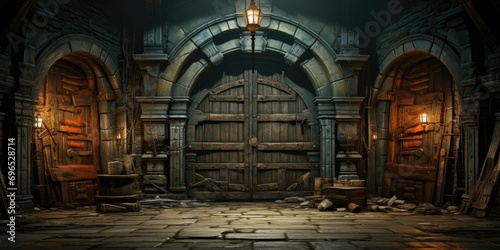 The image of a door holds the potential for journeys, new beginnings, and the exploration of uncharted territories.