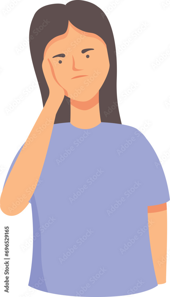 Face oral male icon cartoon vector. Molar problem. Cavity toothache Face oral male icon cartoon vector. Molar problem. Cavity toothache