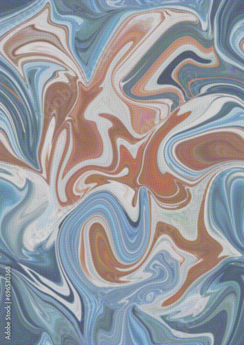 abstract pattern with marbling waves