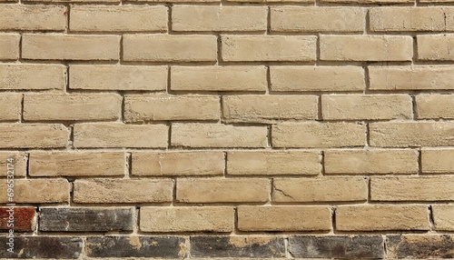 old beige brick wall background texture