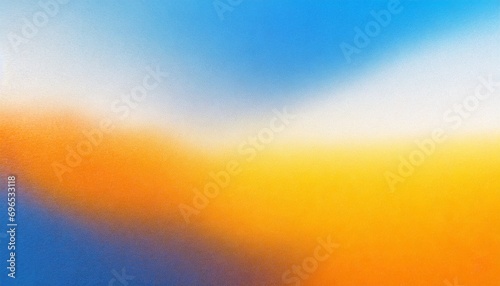 abstract color gradient background grainy orange blue yellow white noise texture backdrop banner poster header cover design