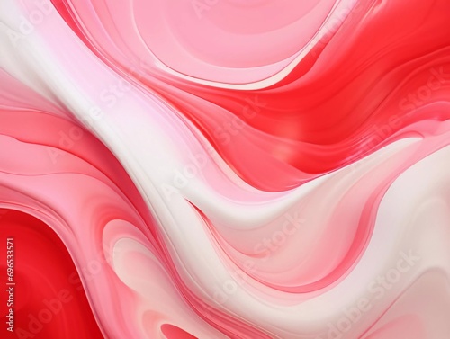 Bright pink  red and white background  AI generator