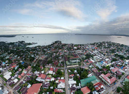 Panorama of central part Bluefields Nicaragua