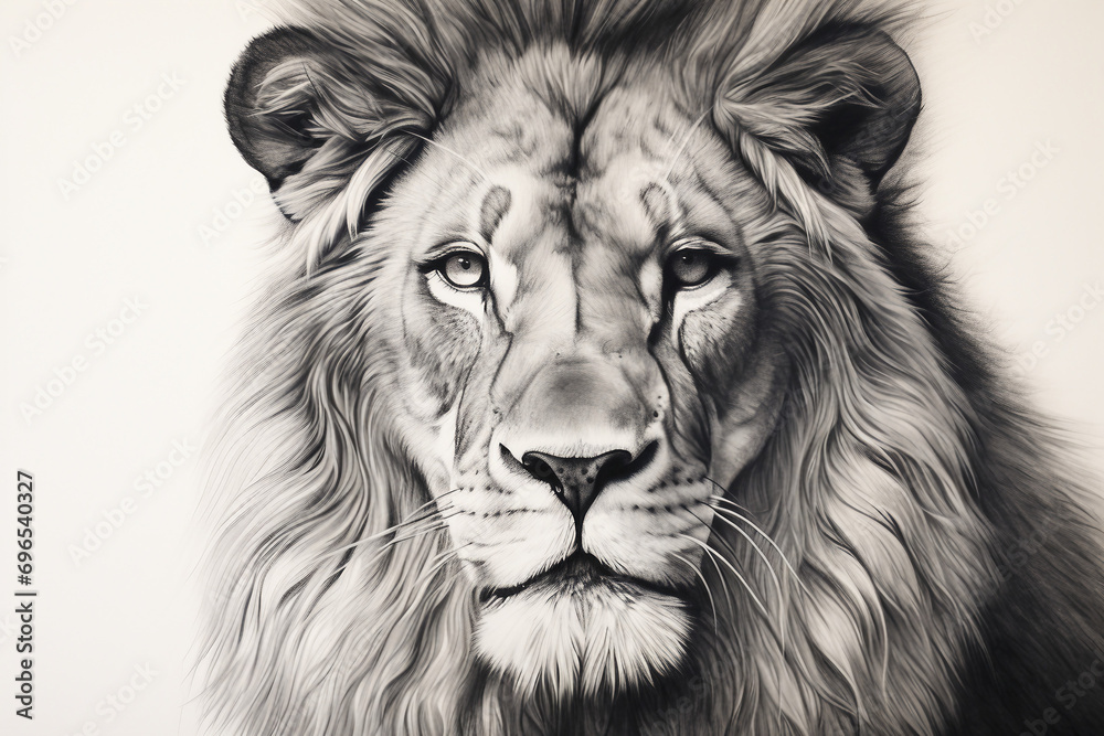 head of lion head of lion
