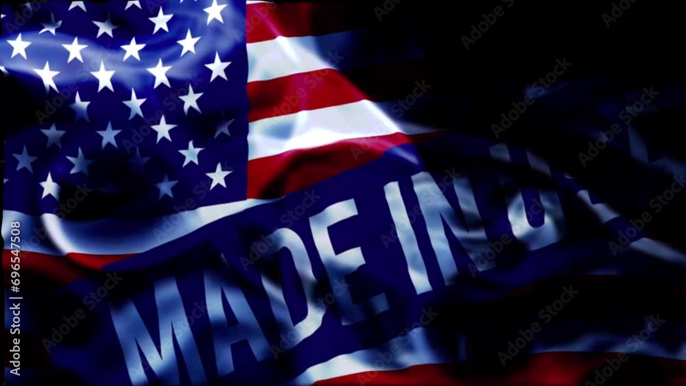 Usa Flag Video Made In Usa Flag Animation Made In American Flag Made
