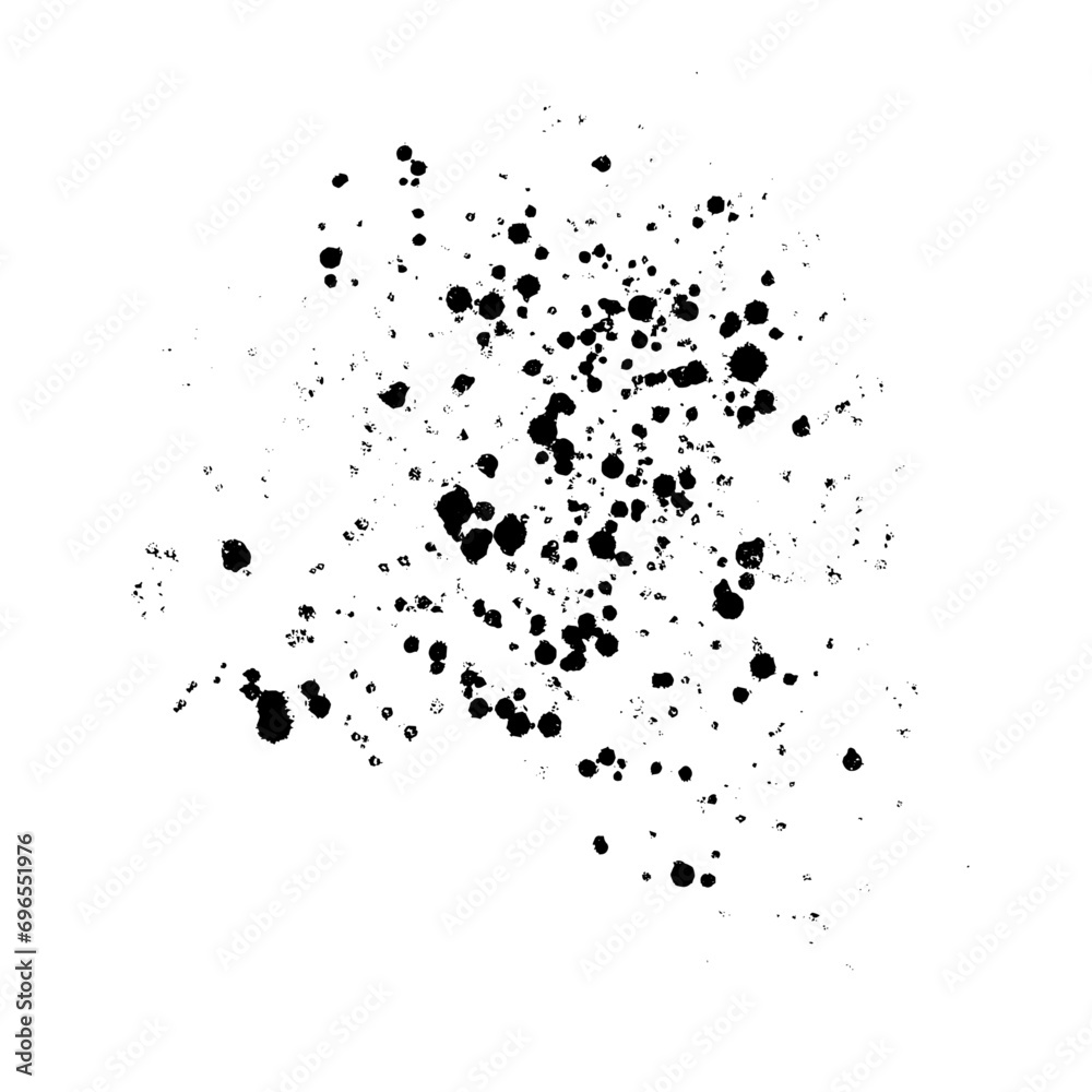Abstract spot, splashes, drops.Vector graphics.