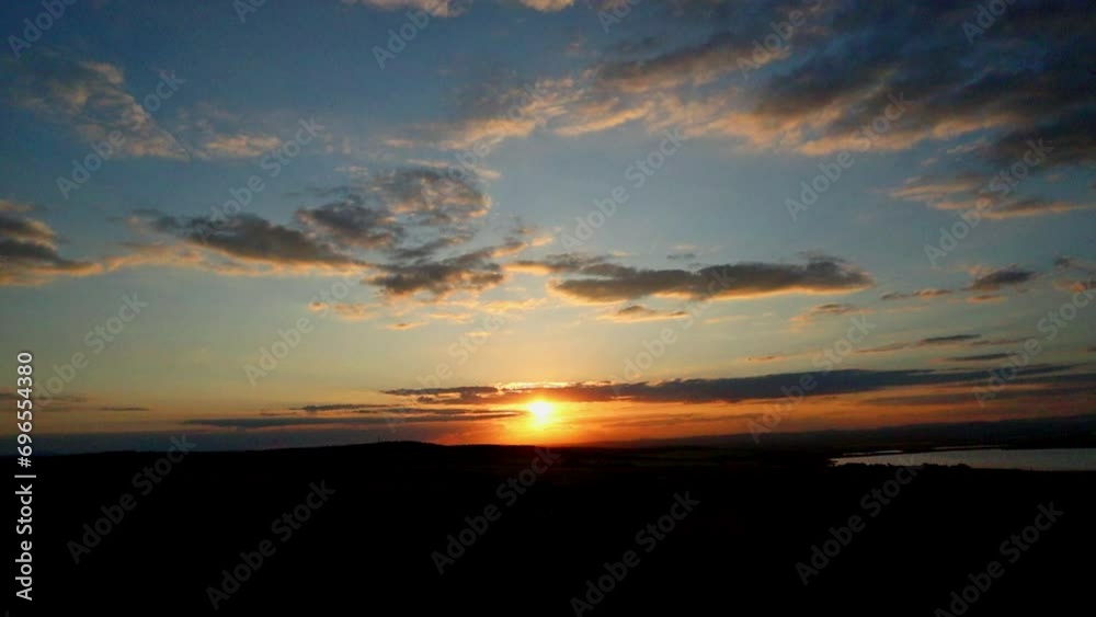 Big white fluffy clouds in the blue sky.Summer background. Big white fluffy clouds in the blue sky.Summer background.