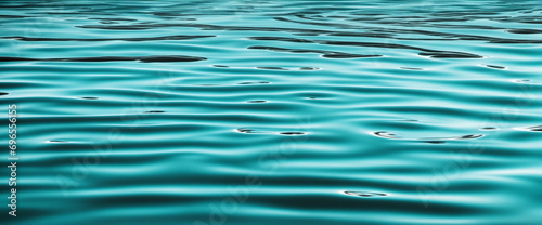 Ripples and Dark Teal Canvas with Space for Design - Ideal for Web Banners and Headers