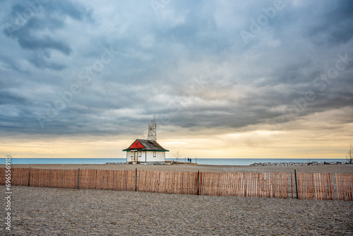 Photography Infinite possibilities: Kew Beach  and the Leuty Lifeguard Station in Toronto's Beaches neighborhood on a late fall afternoon