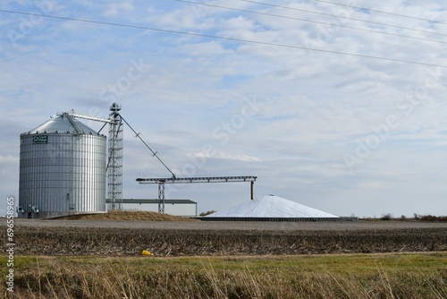 Grain Silo and Tower at an Elevator