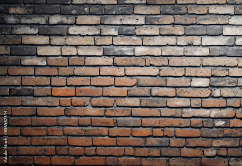 Dark Brick Wall Texture for Graphic Background