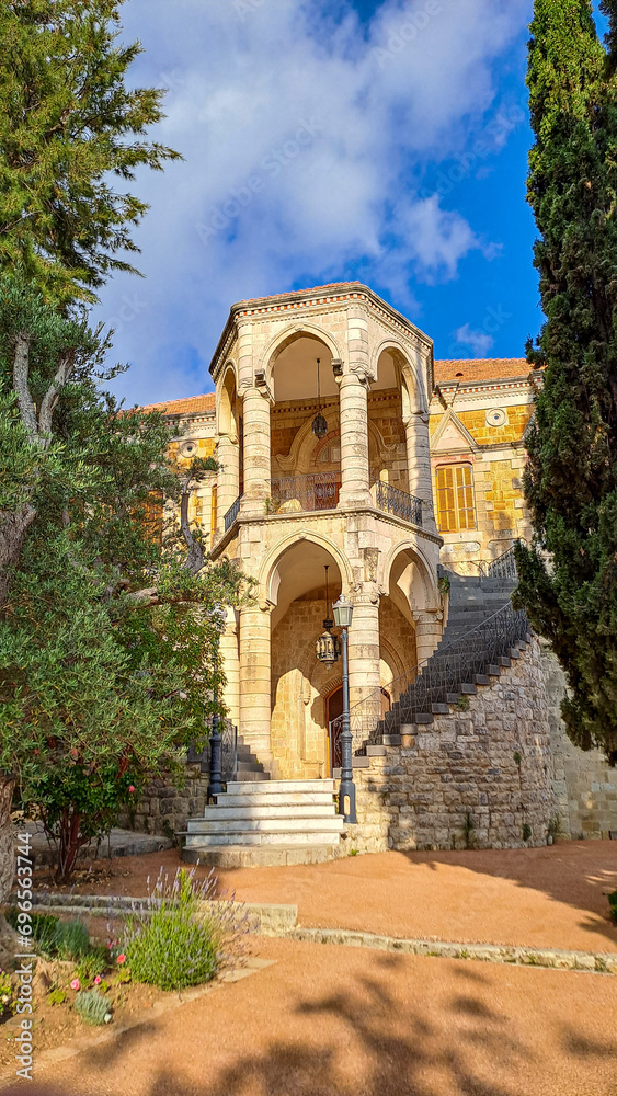  Iconic historical residence situated in the town of Moukhtara in the Chouf Mountains of Lebanon