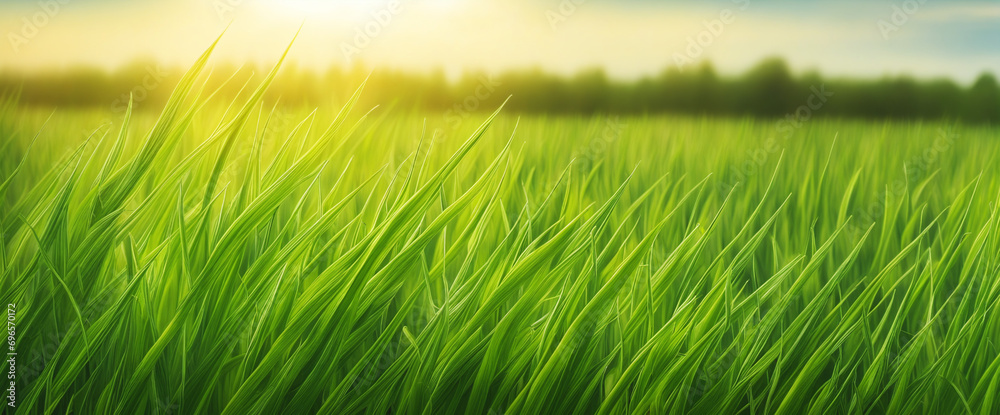 Blurred backdrop of lush green grass. Natural setting. Blurred backdrop of lush green grass. Natural setting.