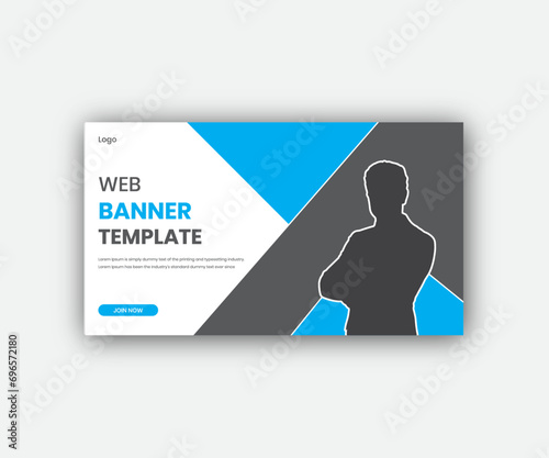 Creative Modern and colorful Roll-up banner design template