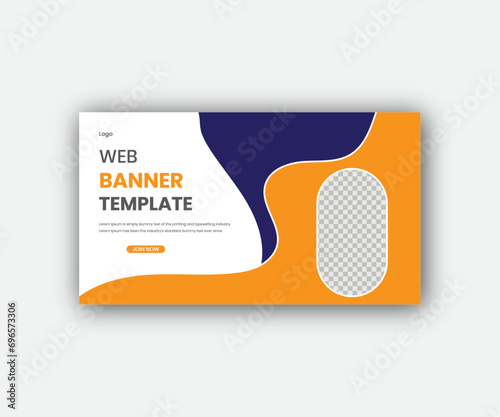 Creative Modern and colorful Roll-up banner design template