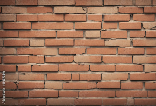 Faulty Brick Wall with Diverging Bricks