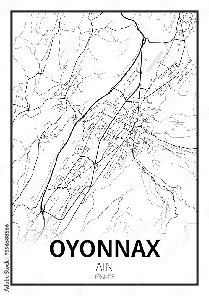 Obraz premium Oyonnax, Ain