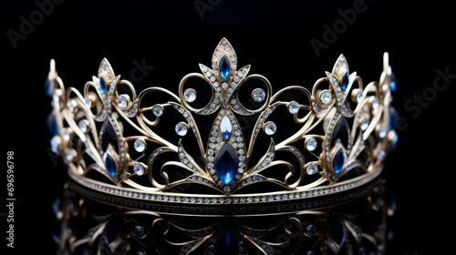 Royal diadem with precious stones