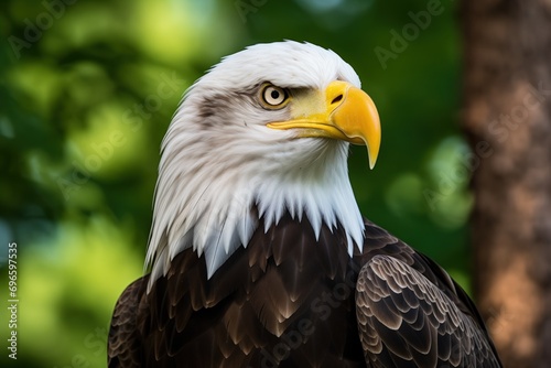 american bald eagle close up