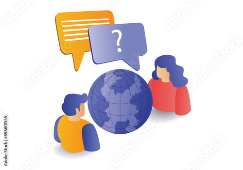 Face to face between the world with zoom technology