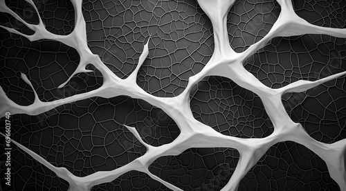 black and white cracked texture background