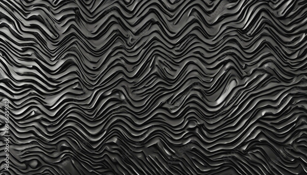 Black wavy surface. 3d rendering, 3d illustration. Black wavy surface. 3d rendering, 3d illustration.