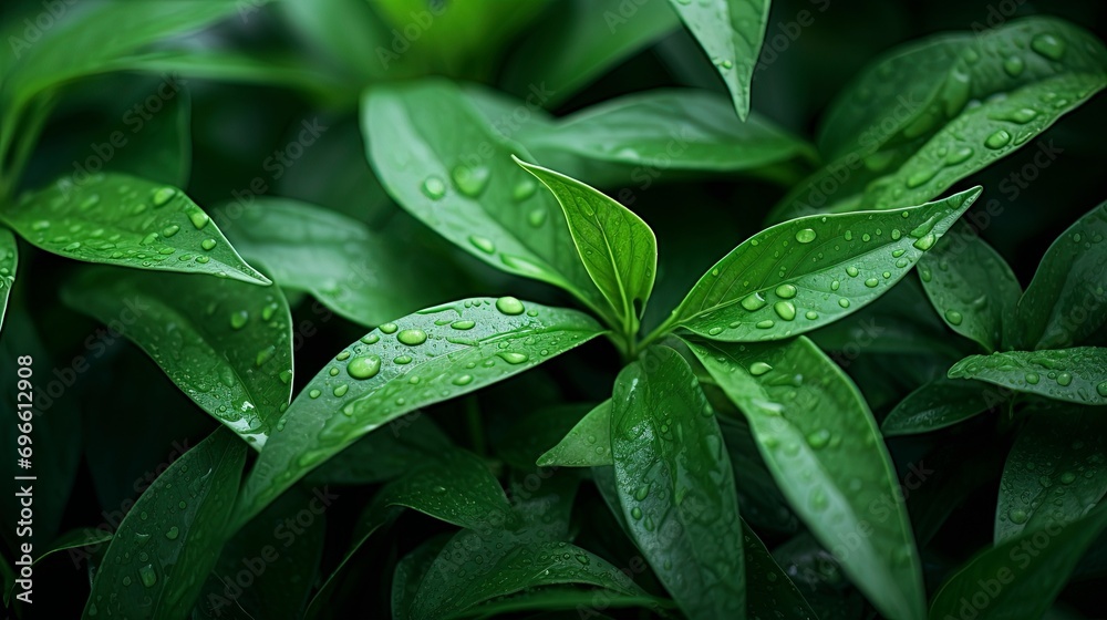 leaves background with generative ai leaves background with generative ai