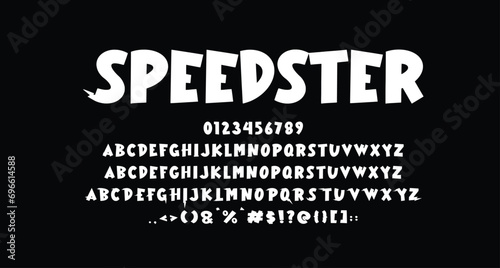Speedster comic display font Best Alphabet Alphabet Brush Script Logotype Font lettering handwritten