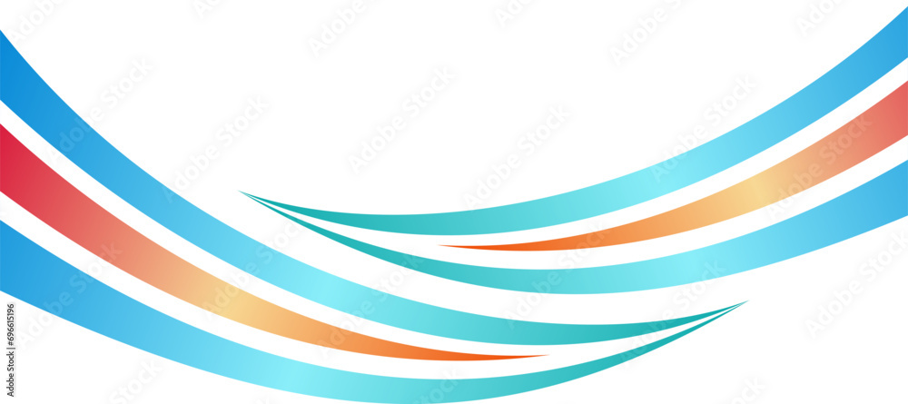 abstract blue sharp stripes curves for banner background template abstract blue sharp stripes curves for banner background template