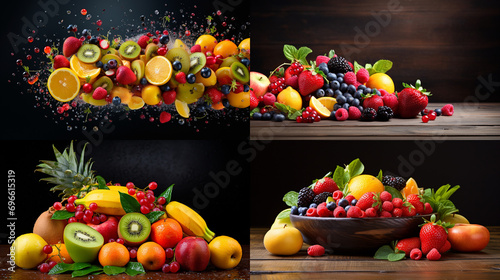 fruits and vegetables on the table