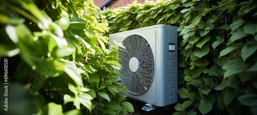 Residential air source heat pump  eco friendly and efficient solution for sustainable home hvac photo