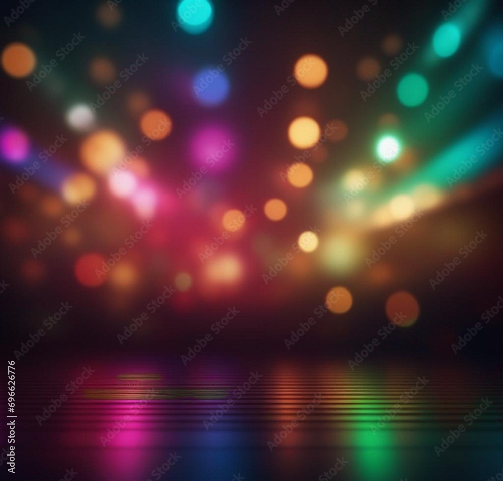 abstract background with bokeh