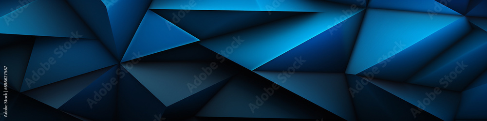 A sophisticated black-blue gradient canvas showcasing minimalistic geometric patterns, offering a modern and refined visual appeal for various design applications.