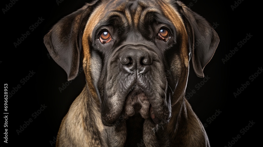 English Mastiff in Majestic Studio Light