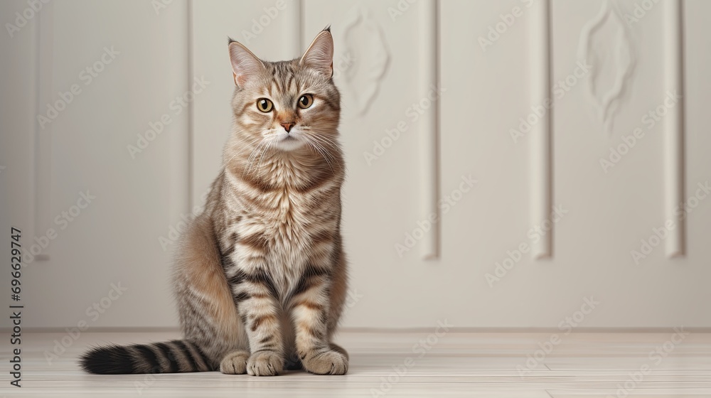 Malay Cat in Bright Studio