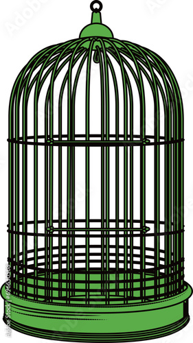 鳥かご（birdcage）(eps)