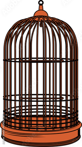 鳥かご（birdcage）(eps)