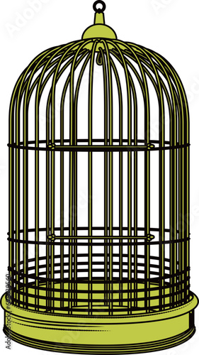 鳥かご（birdcage）(eps)