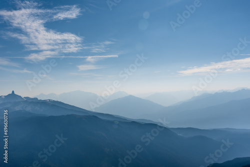 View from mountain top