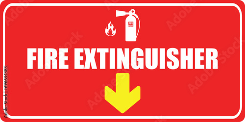 Fire indication icon | Fair Extinguisher Direction | Fire Extinguisher sign | Fire and Safety