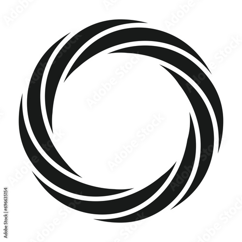 circular logo vector