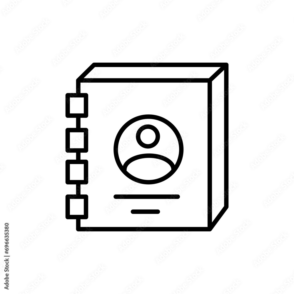 Phonebook outline icons, book minimalist vector illustration ,simple transparent graphic element .Isolated on white background Phonebook outline icons, book minimalist vector illustration ,simple transparent graphic element .Isolated on white background