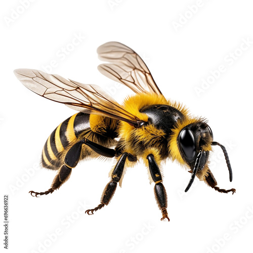 Bee doll, PNG image, isolated object