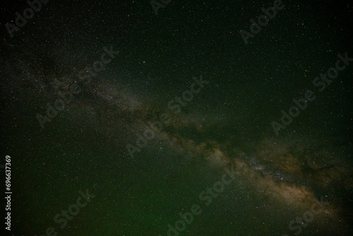 Milky Way Stretches Across The Night Sky Over Bryce Canyon In Summer