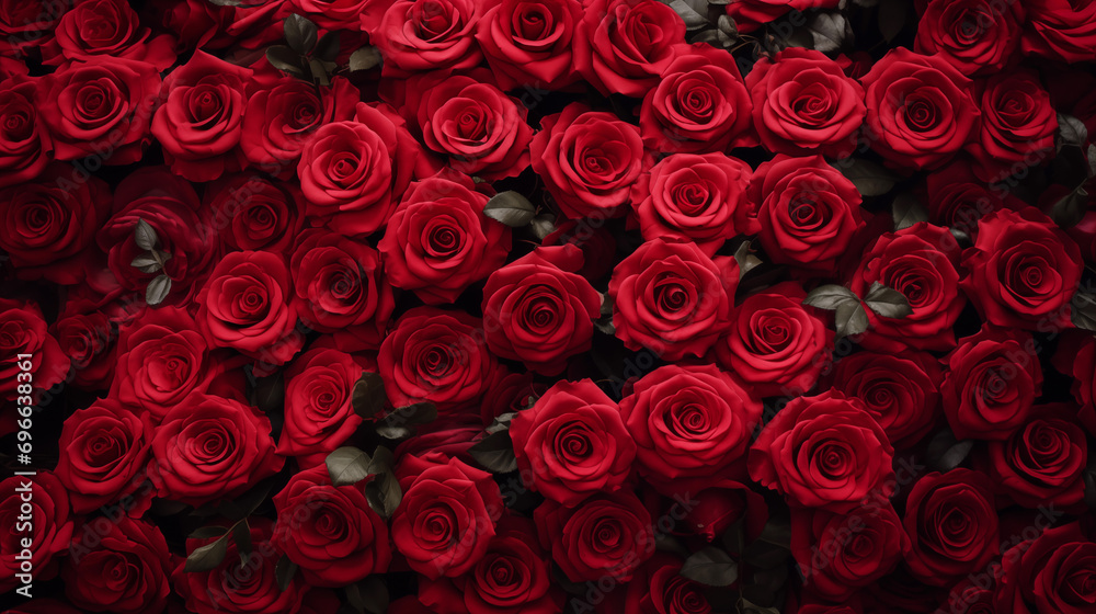 custom made wallpaper toronto digitalNatural flowers wall background with amazing red roses for valentine's day, women's day, mother's day celebration