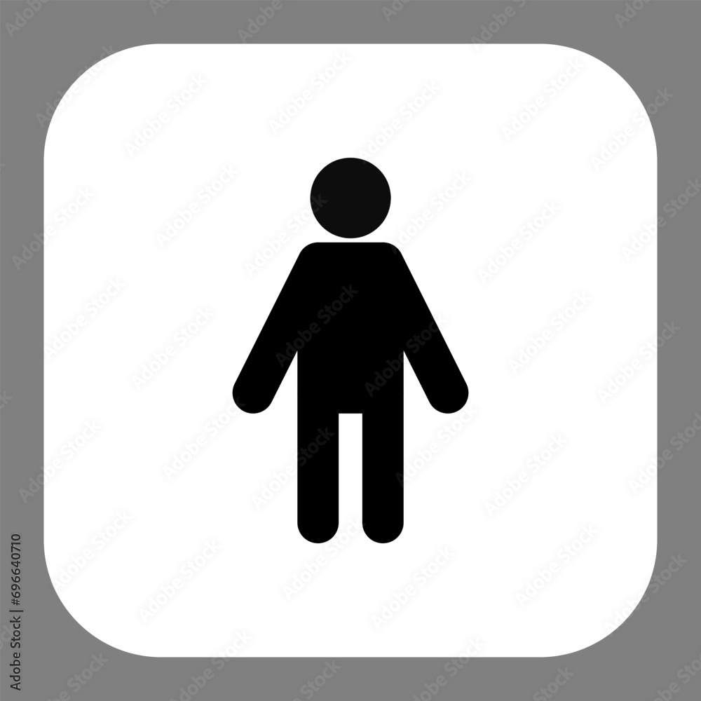 kid boy sign on square backgrounds icon vector kid boy sign on square backgrounds icon vector