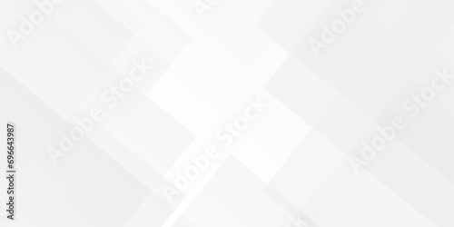 Fototapeta Naklejka Na Ścianę i Meble -  Modern Abstract white and gray triangle technology lines. white light & grey background. Space design concept. Decorative web layout or poster, banner. White grey background vector design.