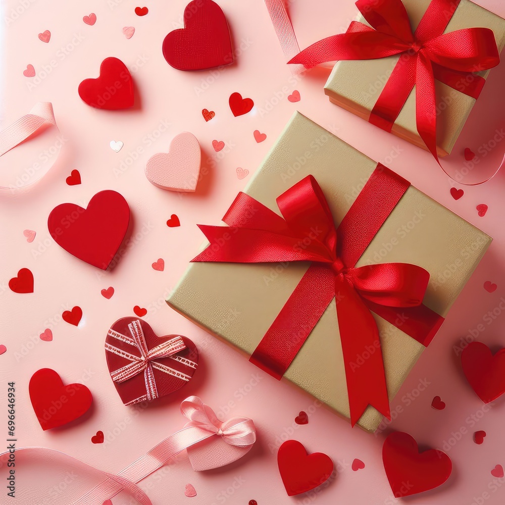 gift box with red ribbon gift box with red ribbon